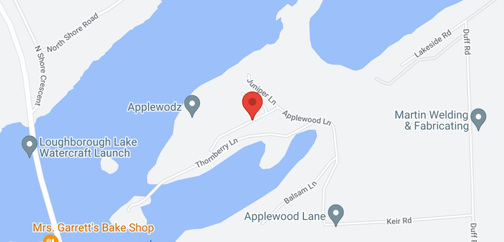 map of Peninsula Lot Applewood LN